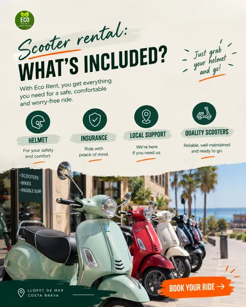 Carrusel: qué incluye el alquiler de scooter